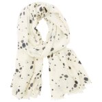 Indigo Scattered Dots Scarf
